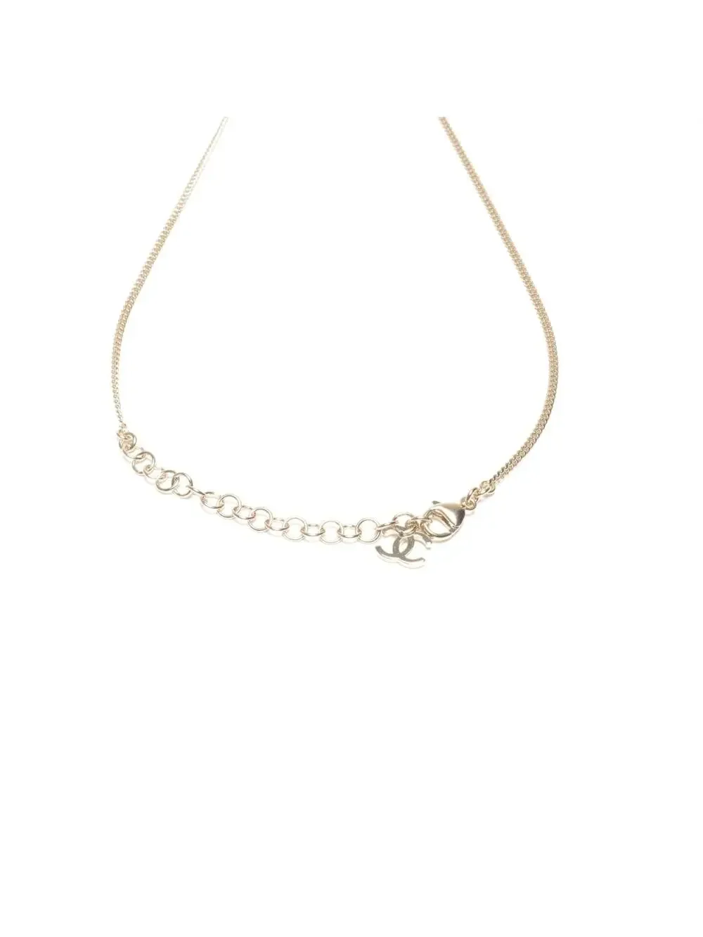 Chanel Cc Logo Heart Pendant Necklace #244529C14B